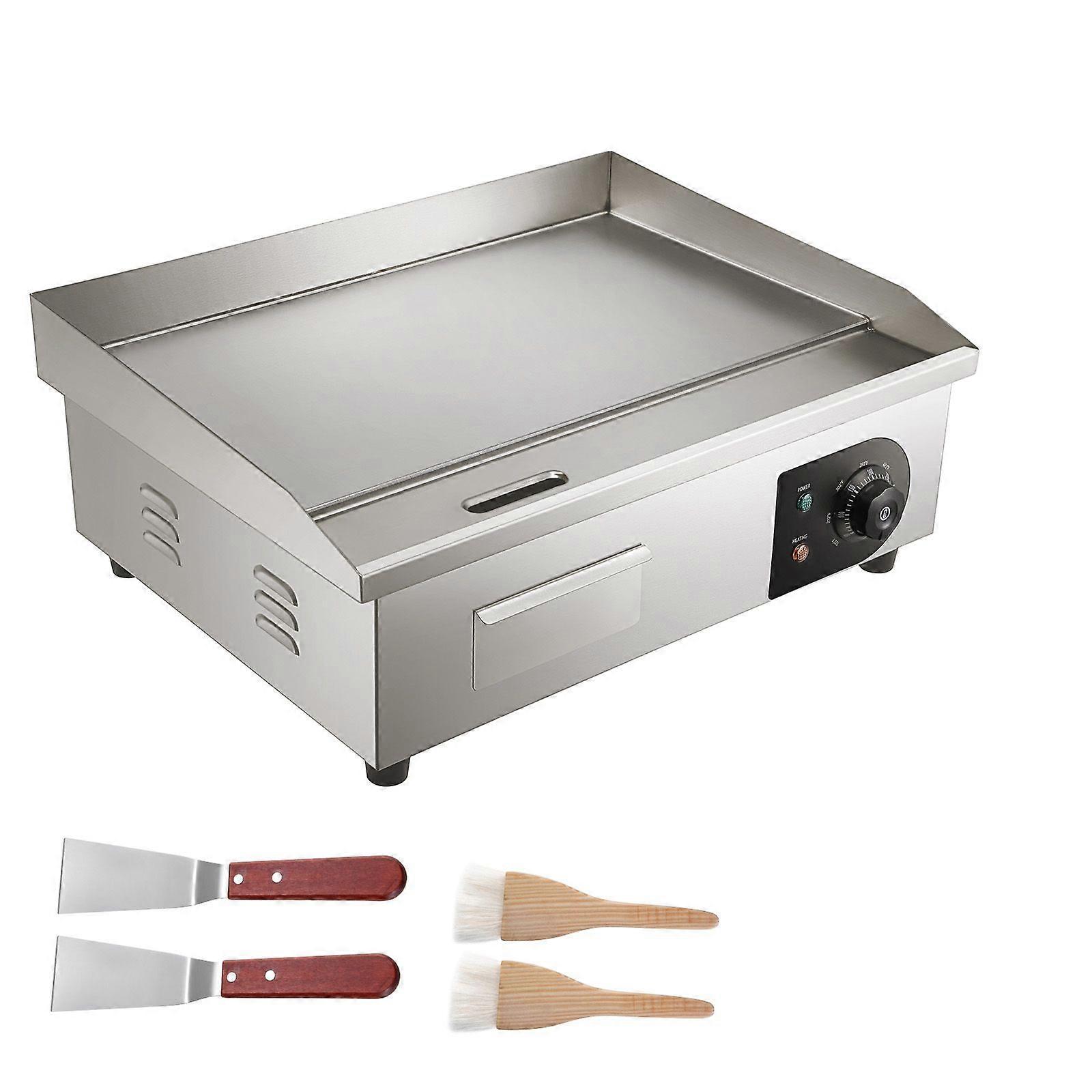 Εμπορική ηλεκτρική σχάρα, 21", 3000W Countertop Flat Top Grill, 122-572 220V