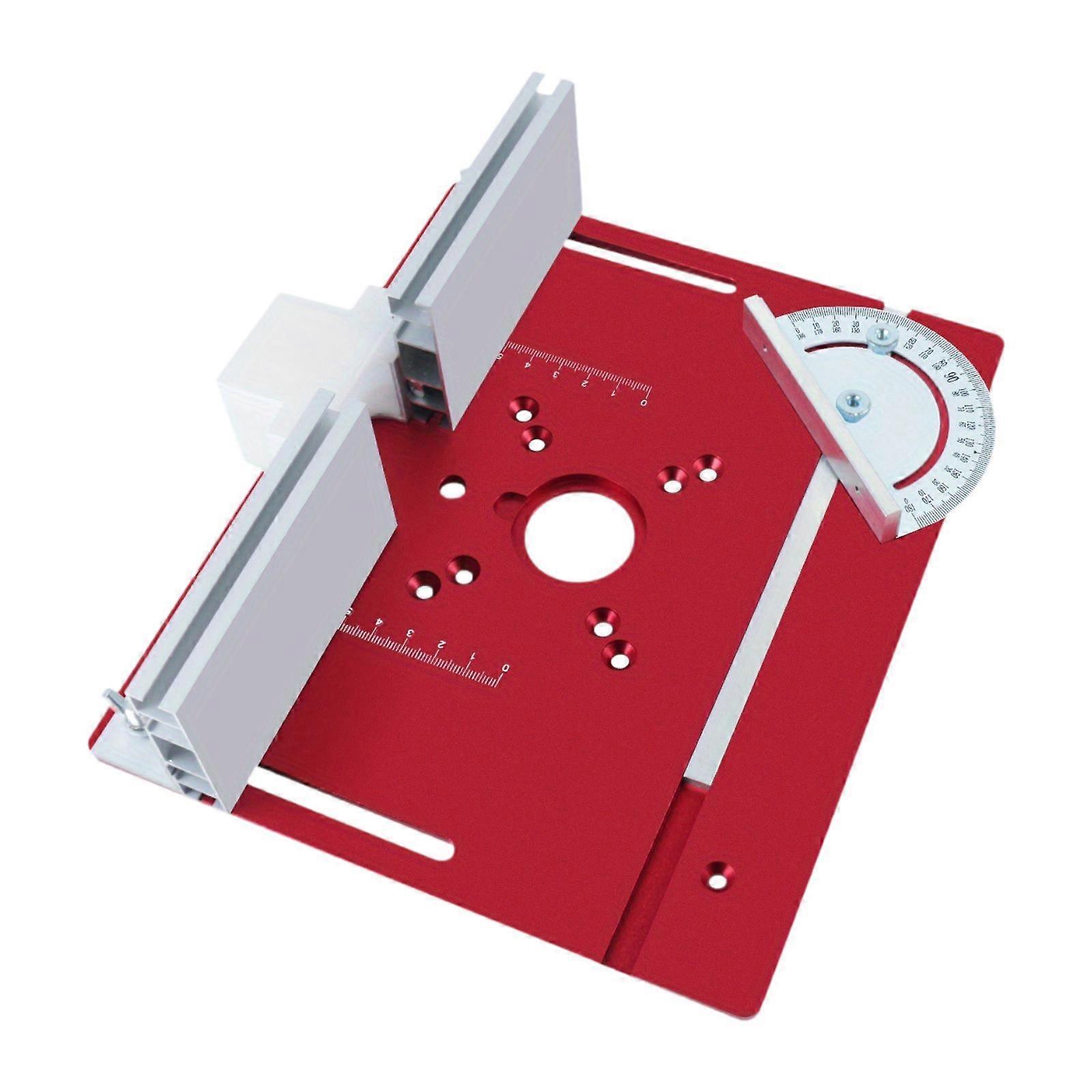 Router Table Insert Plate Engraving Auxiliary Tool Professional with Miter Gauge