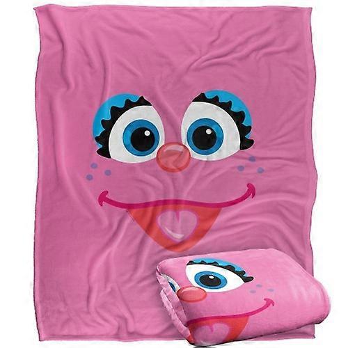 Sesame Street Face Abby Blanket