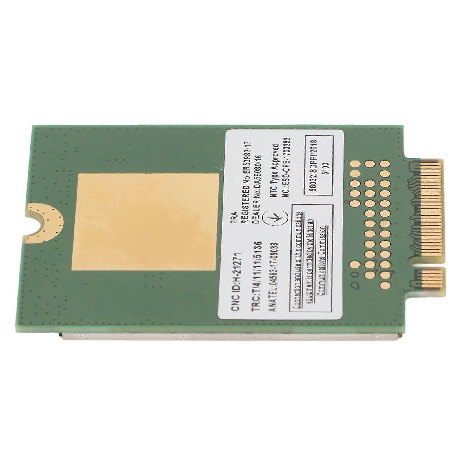 4G Network M.2 Interface 450Mbps Downlink FDD LTE TDD WCDMA Laptop Wireless Card for Gateway Monitoring