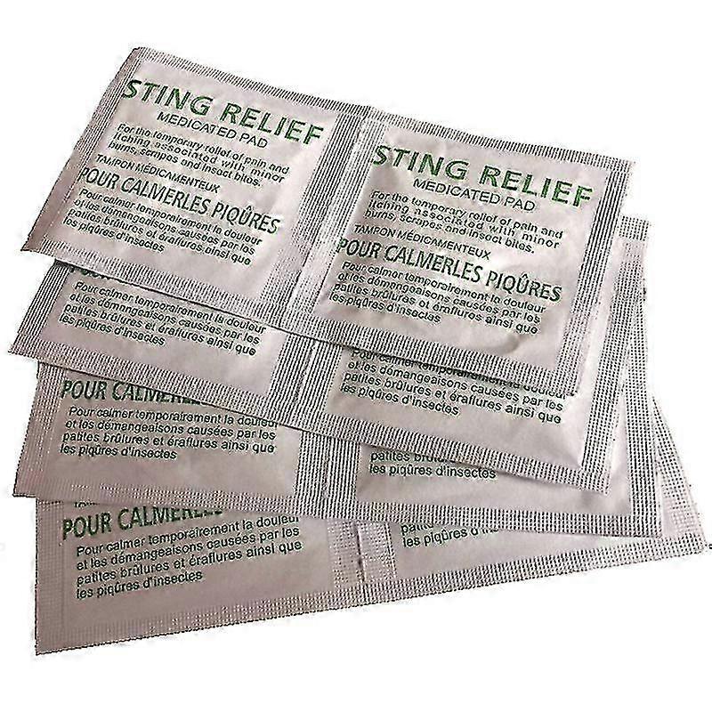 200 Sting Relief Prep Pad, Sting Preparation Pad, Insect Sting Remove Wipes Pcs