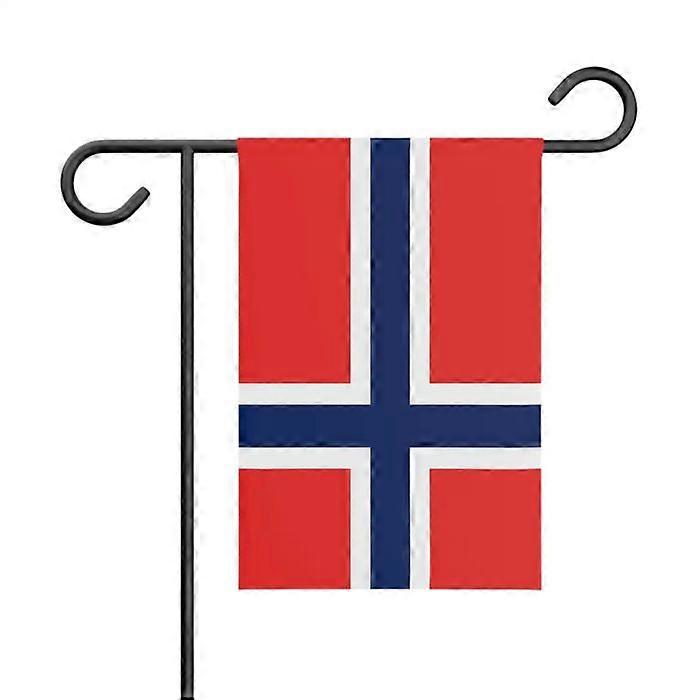 Flag - Svalbard and Jan Mayen - 32 x 47.5 cm - Polyester - Double-sided print - Garden