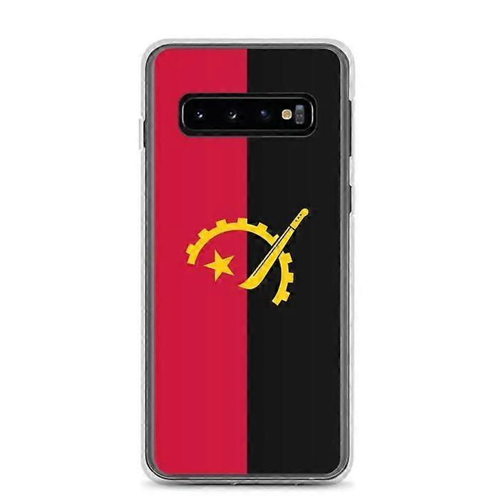 Phone Case - Samsung - Galaxy S10 - Angola Flag - Soft - Multicolor