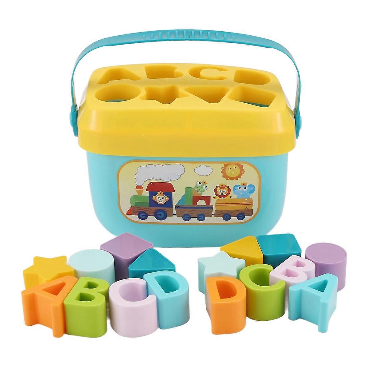 ABC and Shape Sorting Matching Game Toy for Children 18 Months+