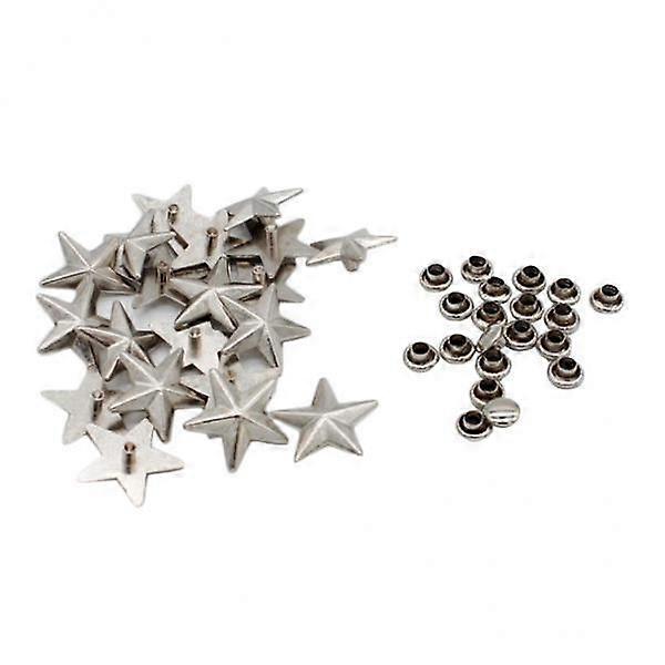 Set of 120 Decorative Star Rivets for DIY Crafts
