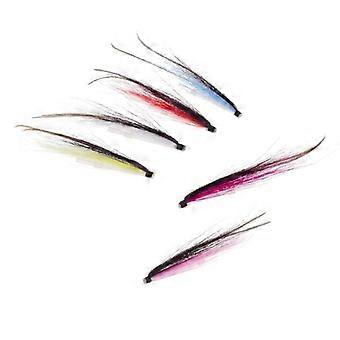 7x 6 Pieces Fly Fishing Tube Streamer Steelhead Salmon Striper Musky Trout 5