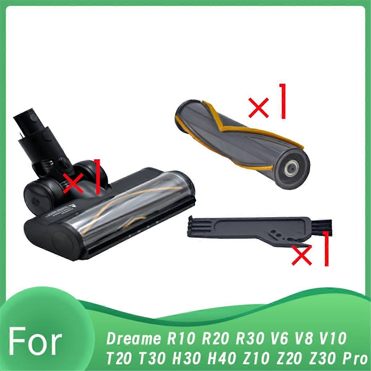 3Pcs for R10 R20 R30 T30 Vacuum Electric Floor Brush Attachment Soft Floor Brush Head with Led Dust