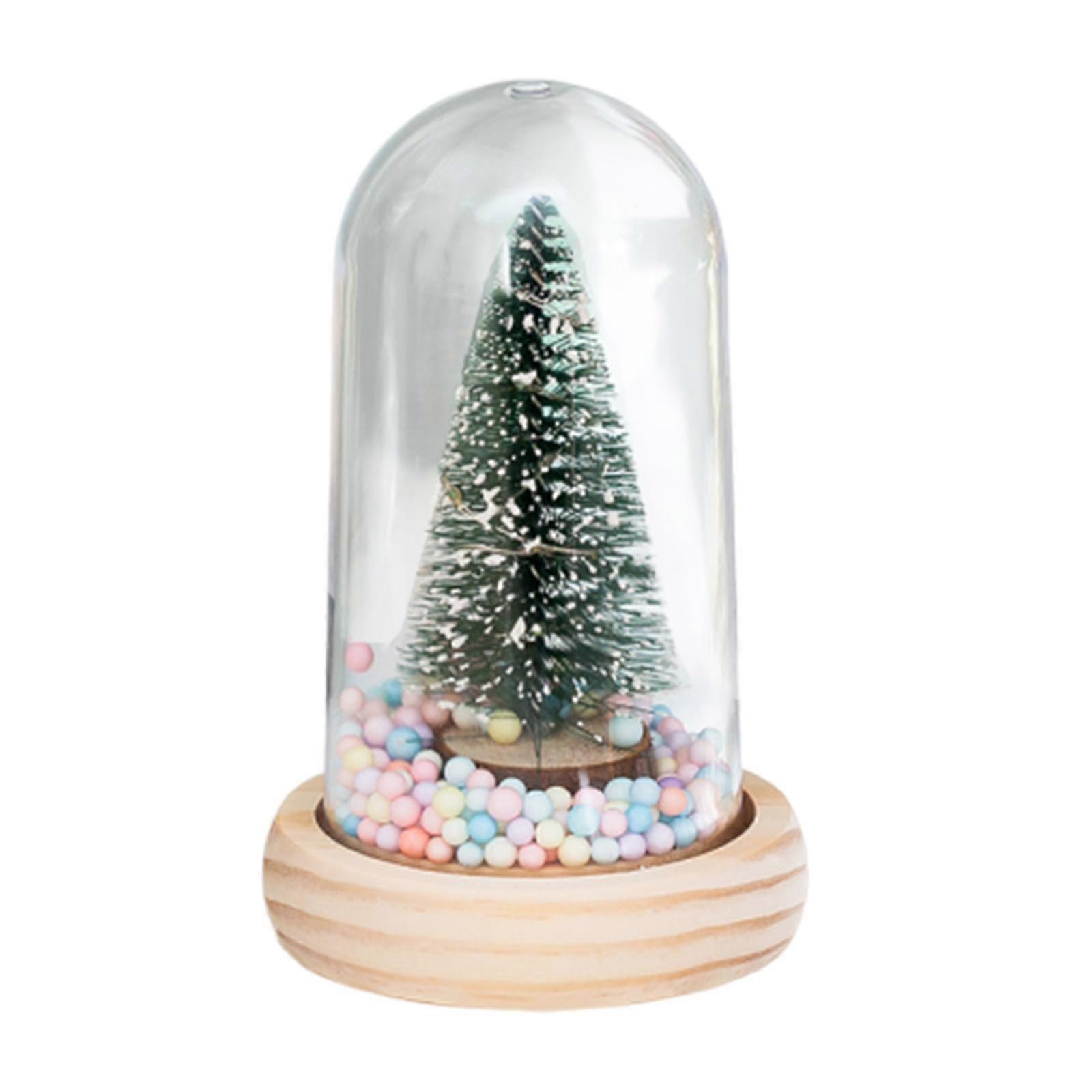 Mini Christmas Tree with Light Christmas Ornament Crafts Small Tabletop