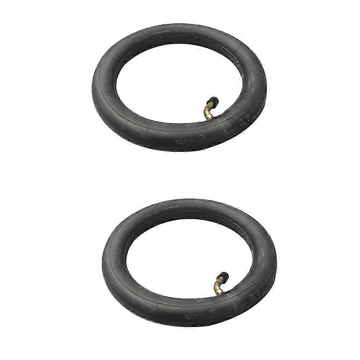 2 Parça 8 Inç 8X1 1/4 Scooter İç Lastiği ve Eğik Valf Seti A-Katlanır Bisiklet