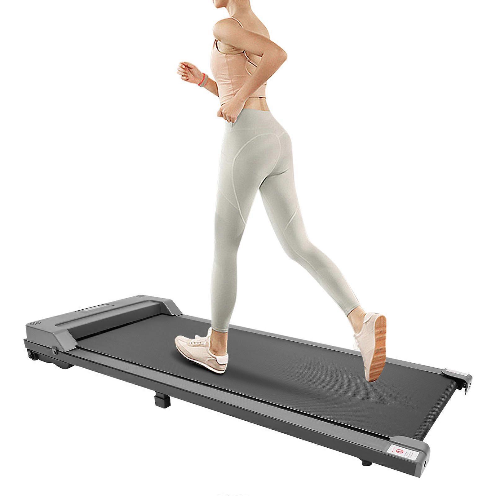 120cm Under Desk Treadmill with Remote Control and LED Display Walking Pad Small Portable Treadmill for Office & Home