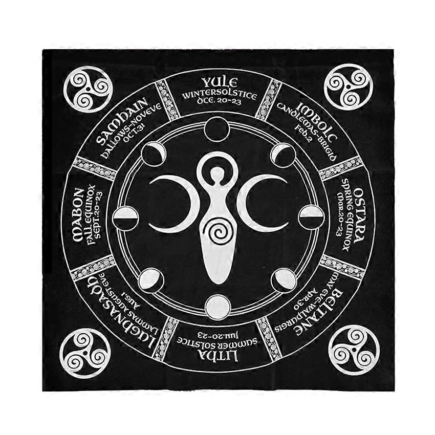 49x49cm Tarot Table Altar Cloth Metaphysical Board Game Mat Pendulum Divination Altar Tablecloth Board Game Card Pad
