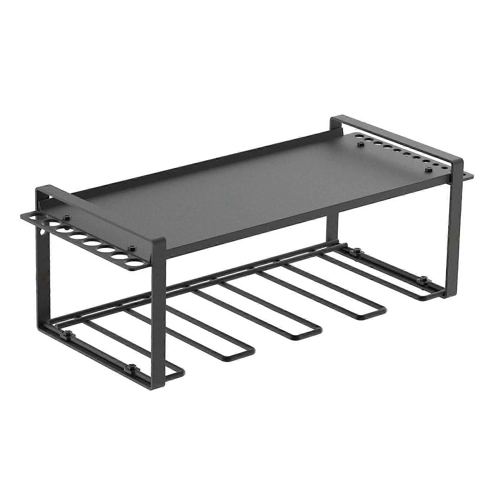 Wall Mounted Power Tool Organizer Holder Heavy Duty Tool Shelf for Garage