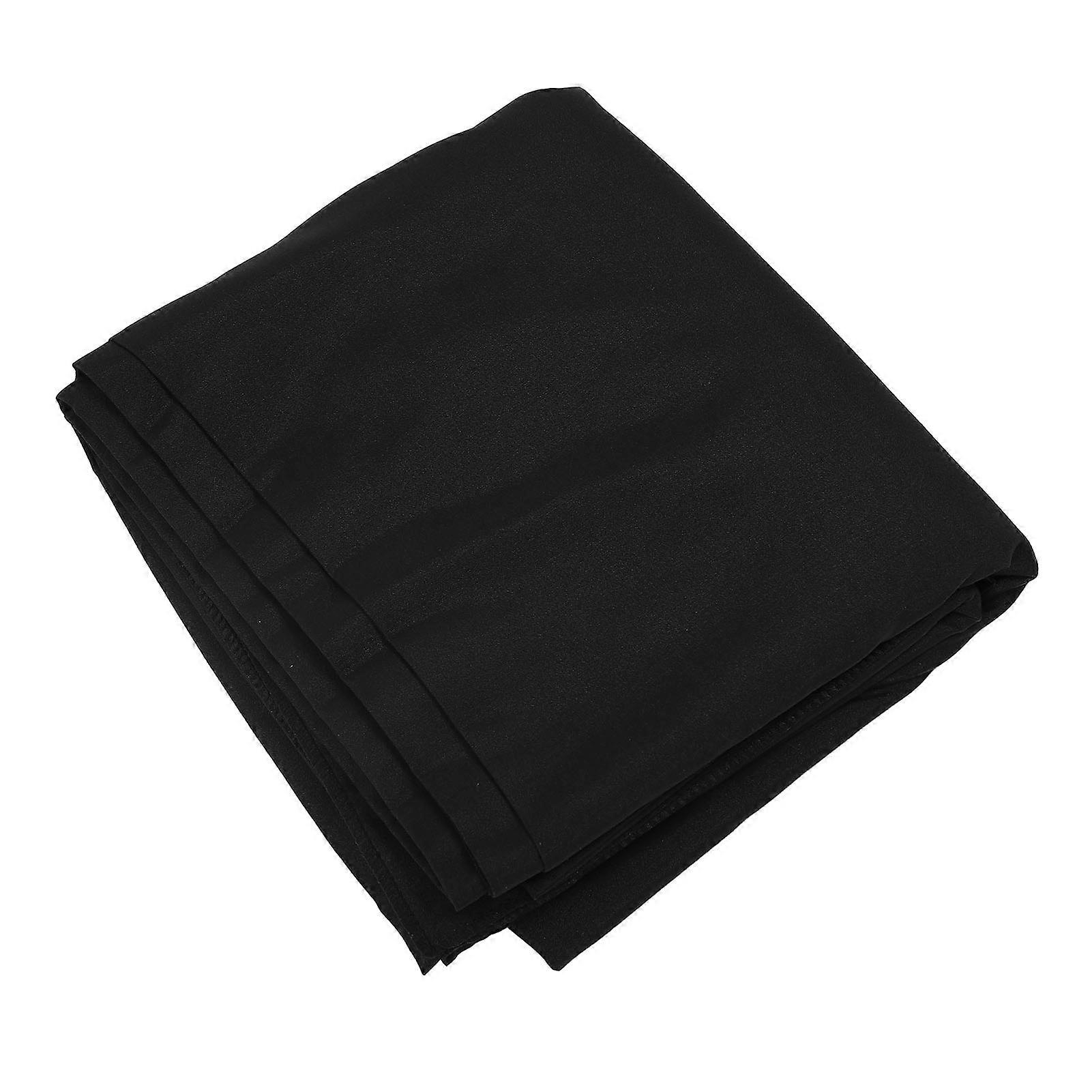 Backdrop Background for Photography High Density Photo Backdrop Curtain Screen Foldable for Photoshoot Portraits Party Video Studio Black 2x2m / 6.56