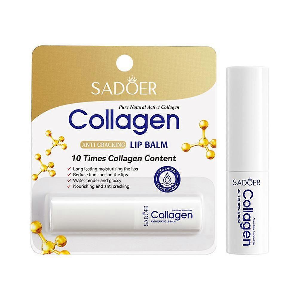 2.7g(A)$SADOER Autumn and Winter Anti-Crack Lip Balm Collagen Moisturizing Lip Balm