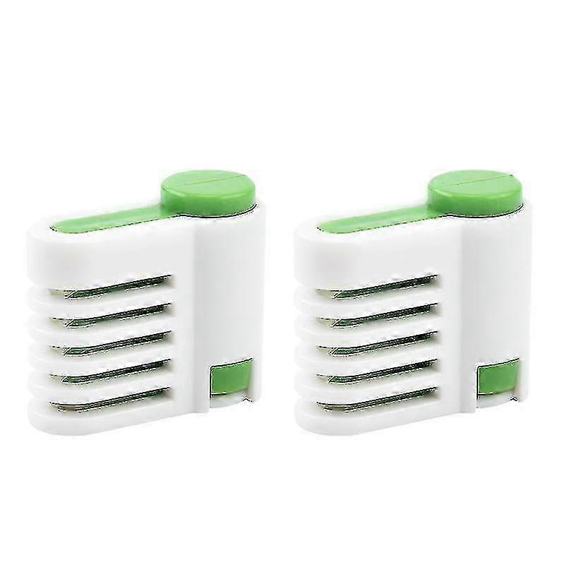 Layered cake serving board in green, divided into 5 pieces for easy portioning and serving