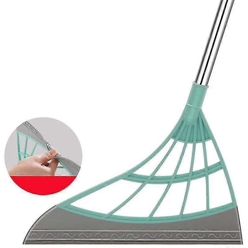 Silicone Mop for Cleaning Floors and Windows, Versatile Wipe and Squeeze Magic Broom for Household Cleaning Tools