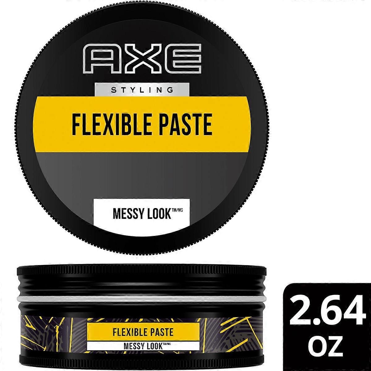 Axe Styling Messy Look Medium Hold Low Shine Flexible Hair Paste - Travel Size - 2.64oz