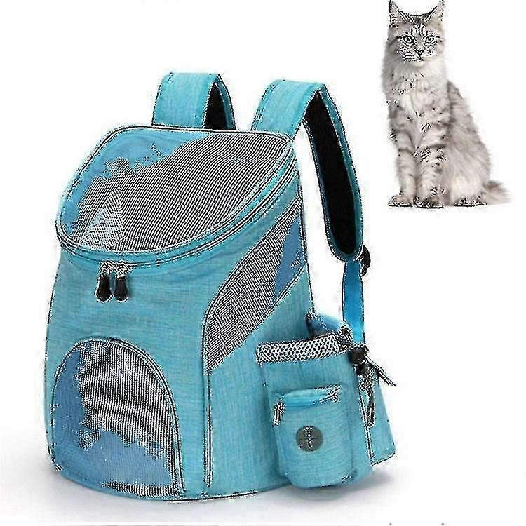 Bird Cage Bird Baths Go Out Portable Foldable Pet Cat And Dog Carry Backpack Size:l Light Blue