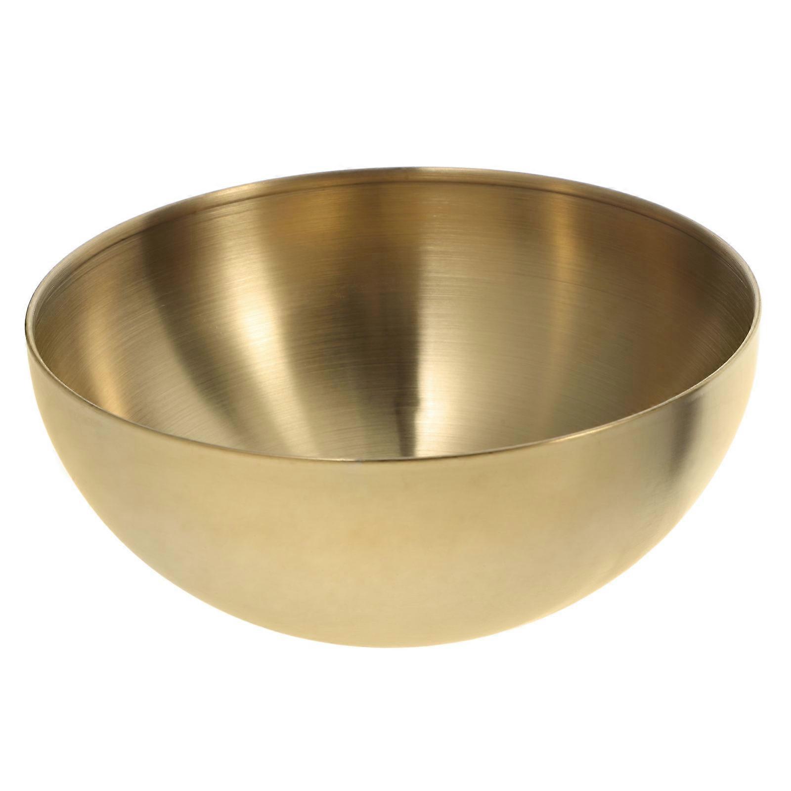 Stainless Steel Layer for Rice, Salad & Soup – Gold Finish – Ideal for Home, Restaurant, Canteen & Bar