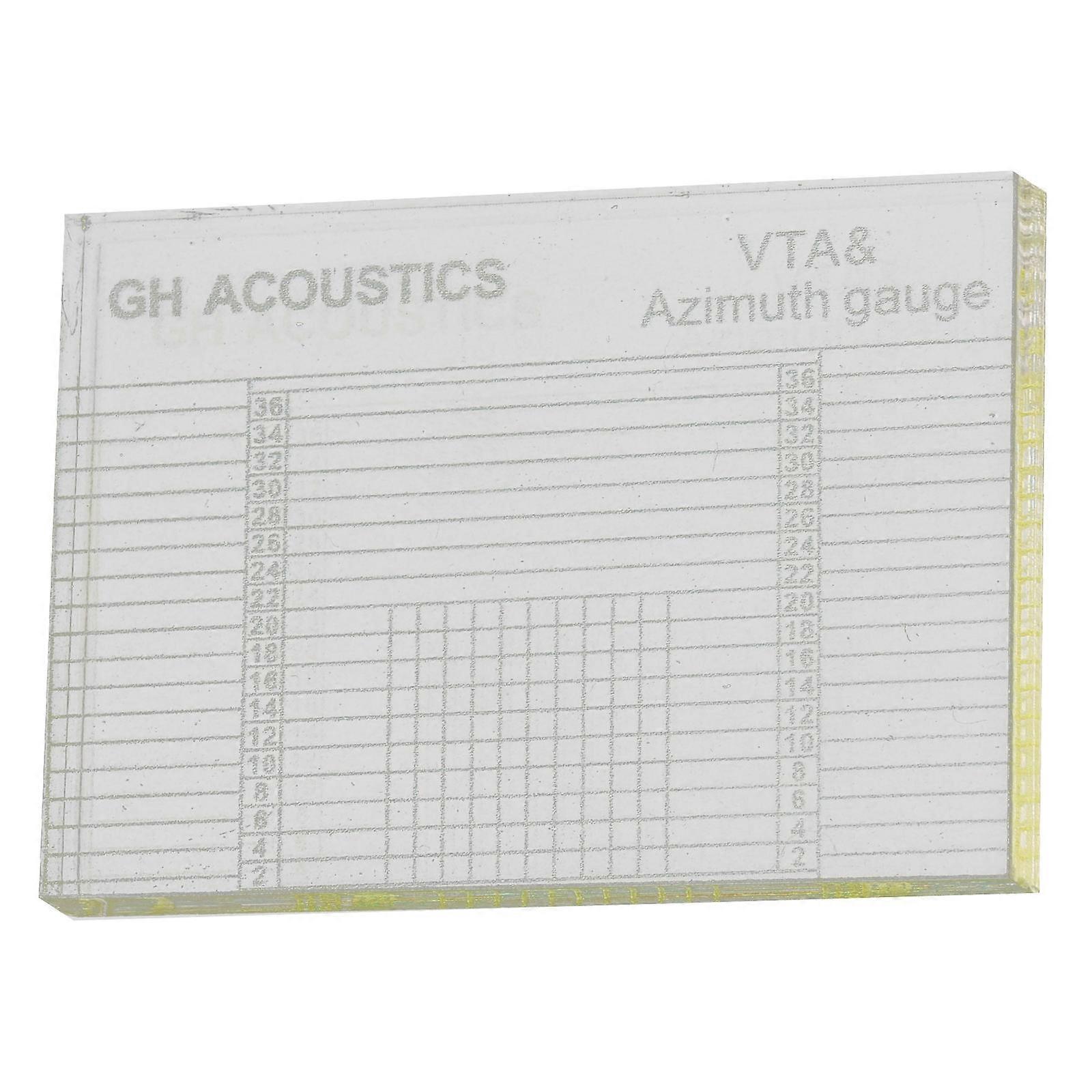 Vinyl Recorder Setup Aid, Lightweight Tool for Precise Azimuth Tuning