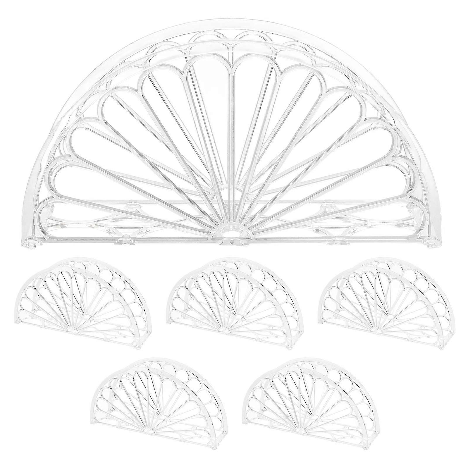 Clear Napkin Holder Set   Transparent Tissue Dispenser Stand for Dining Table   Modern Minimalist Serviette Organizer with Safe Material for Stylish