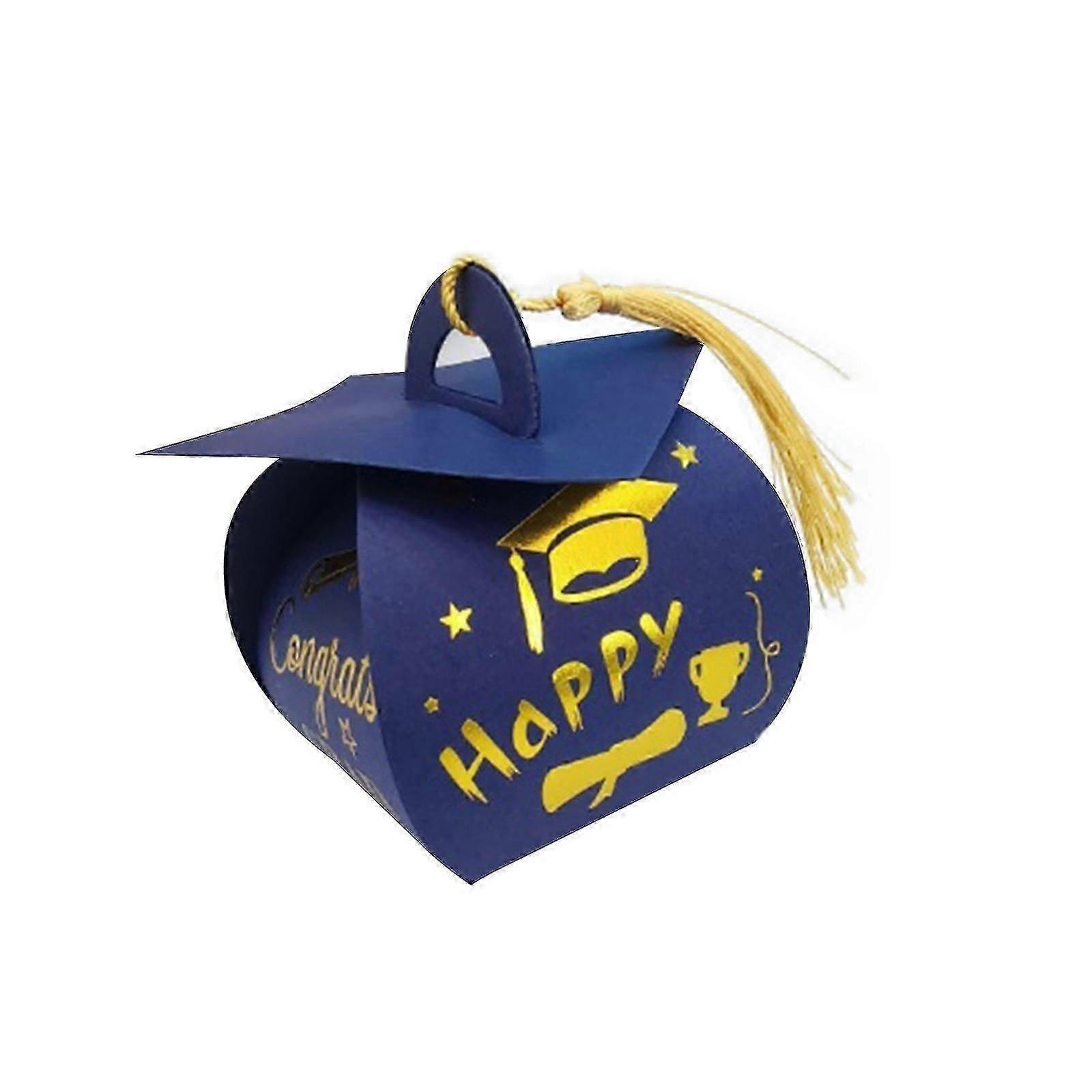 50pcs Graduation Cap Geschenkbox Candy Box Graduation Cap Geschenkbox