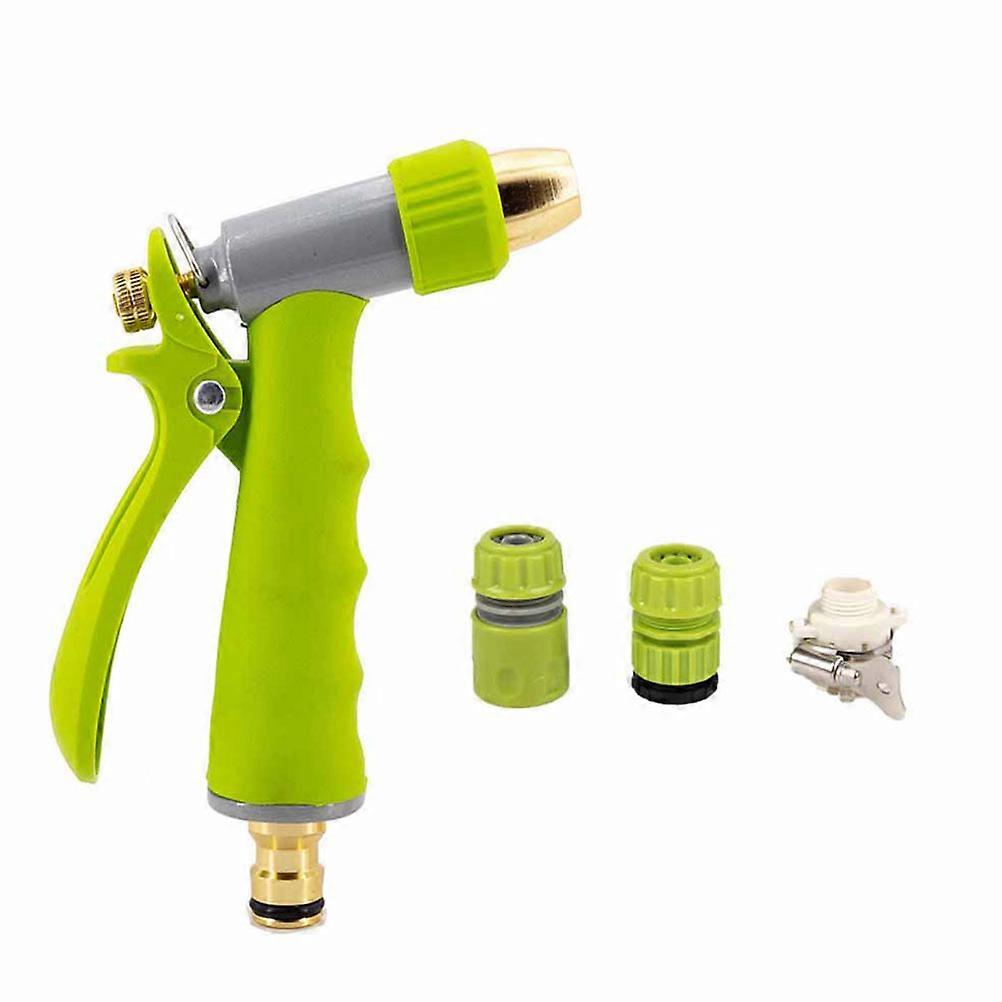 Hose Nozzle Wash Multi-Functional Nozzle For Watering Gardeners 1Set Green