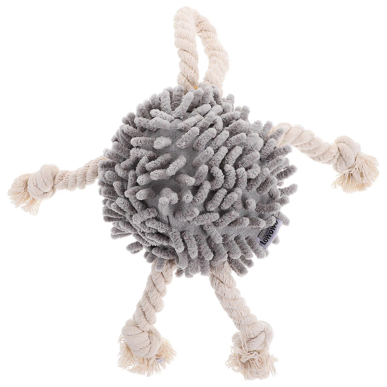 Squeaky Dog Rope Toy Teething Puppies Interactive Play 1Set