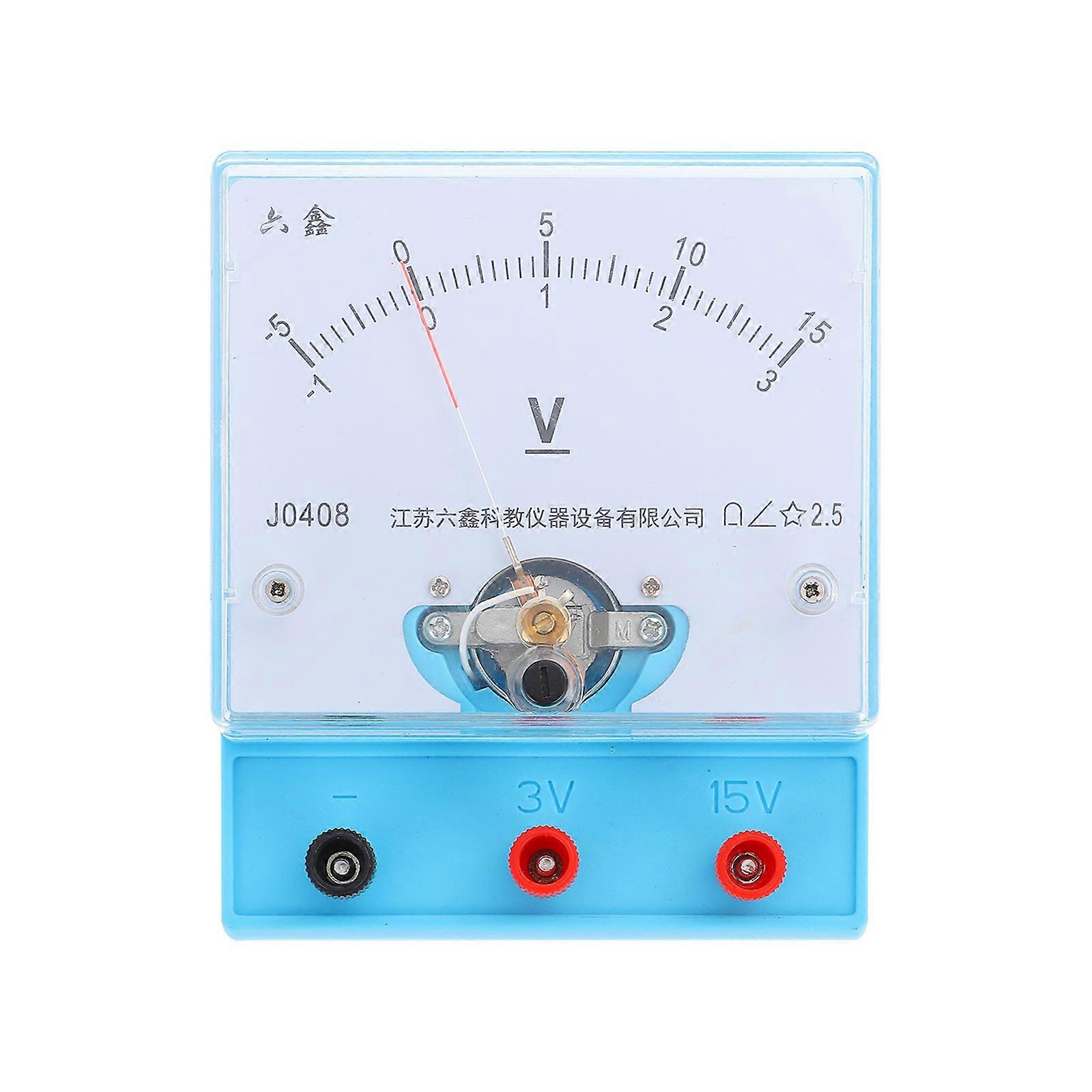 Push Voltmeter High Sensitivity Teaching Tool Simple Design Suitable for Students and Teachers 1Set