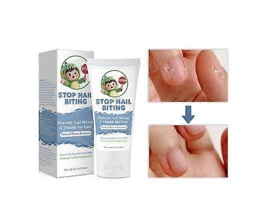 子供のための爪噛み治療、子供と大人のための爪噛み予防、100%天然植物、苦味親指吸引抑止力、爪噛み防止