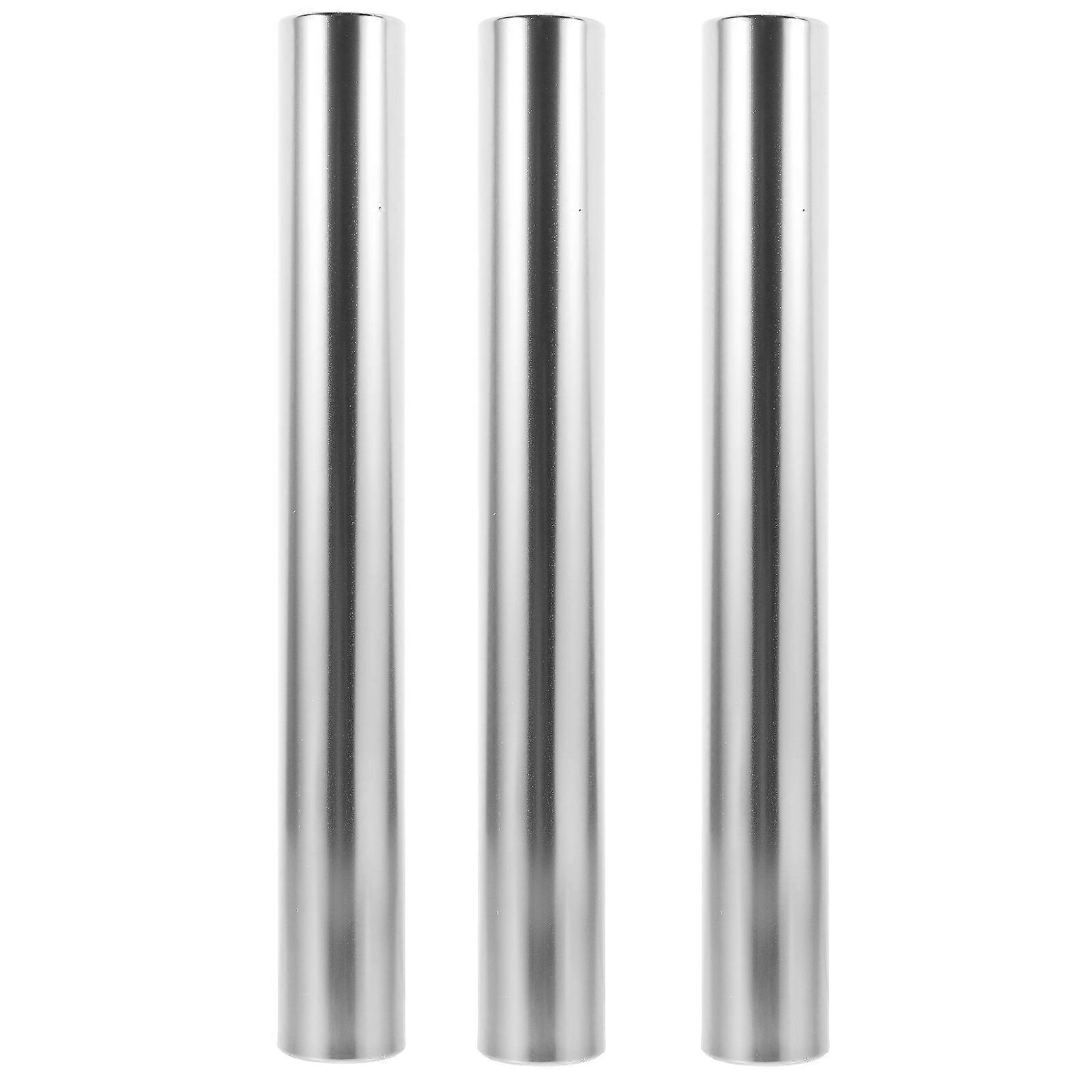 Field Cylindrical Aluminum Alloy Relay Race Team Coordination 3Pcs