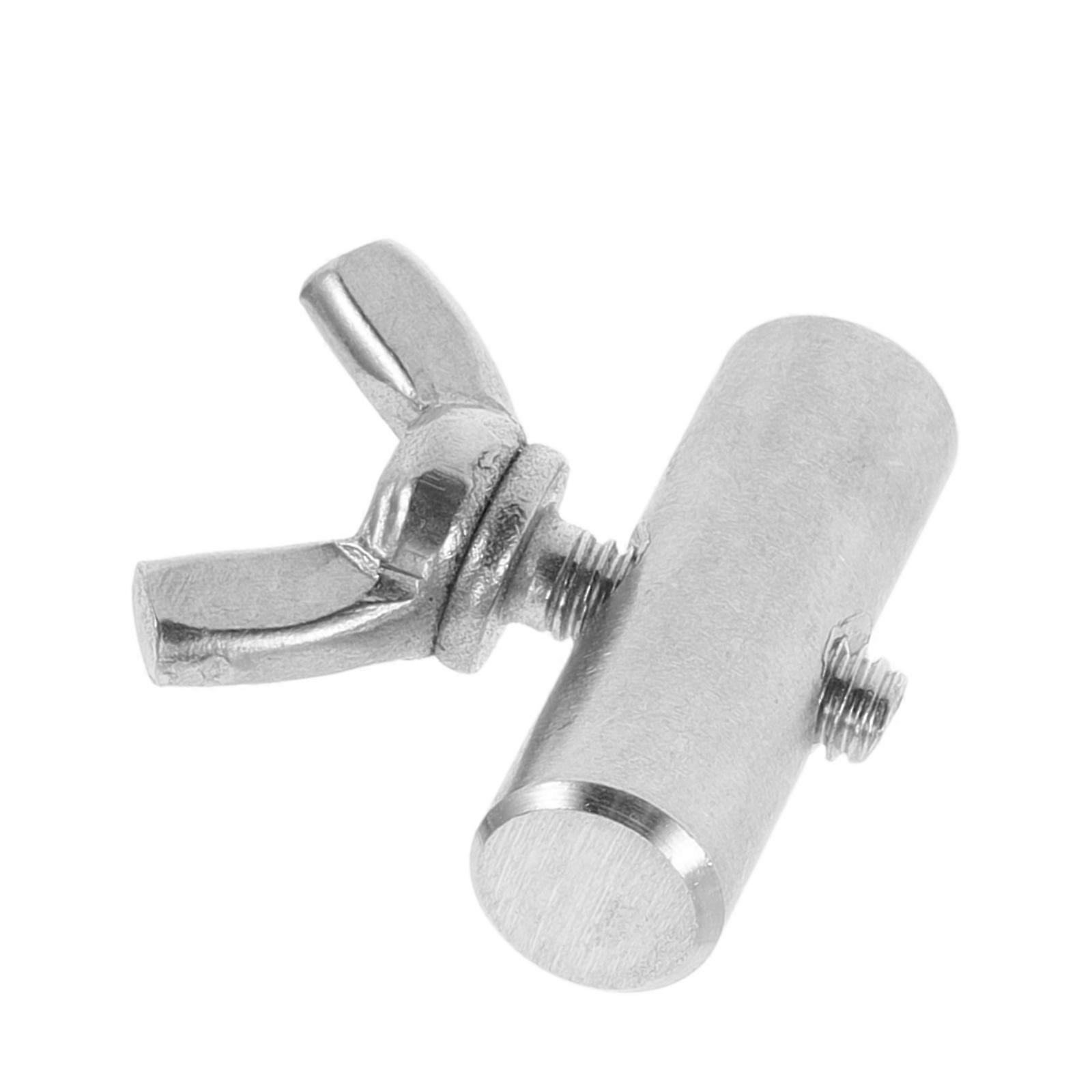 Camping Accessories Awning Rail Stoppers Traveling Outdoor Durability Silver 2.50X2.00X0.70CM 1Set