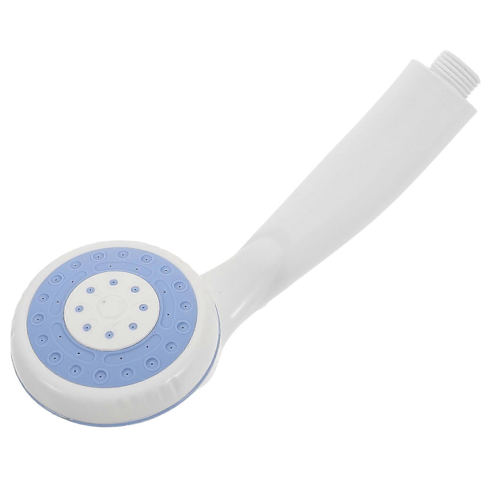 Long Shower Head Outdoor Showers Sky-Blue Plastic Adjustable Water Flow 20.50X7.00X7.00cm 1Pack