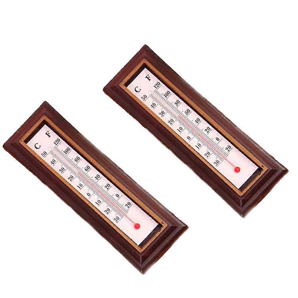 Indoor Temperature And Humidity Meter Home Decoration Products Simple Design 16 x 5 x 1.2cm Indoor Temperature Display 10Pack