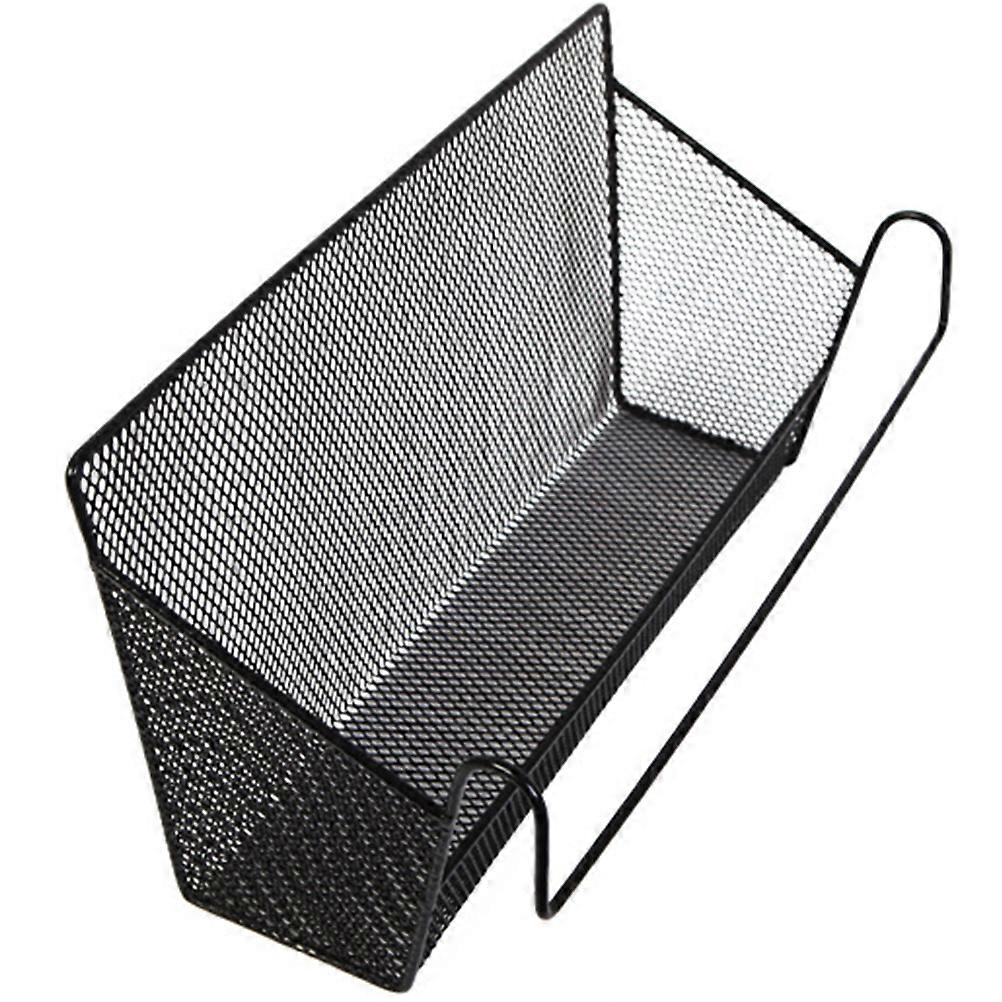 Hanging Baskets For Organizing Portable Bathroom Hanging Storage Basket Black Iron 1Set