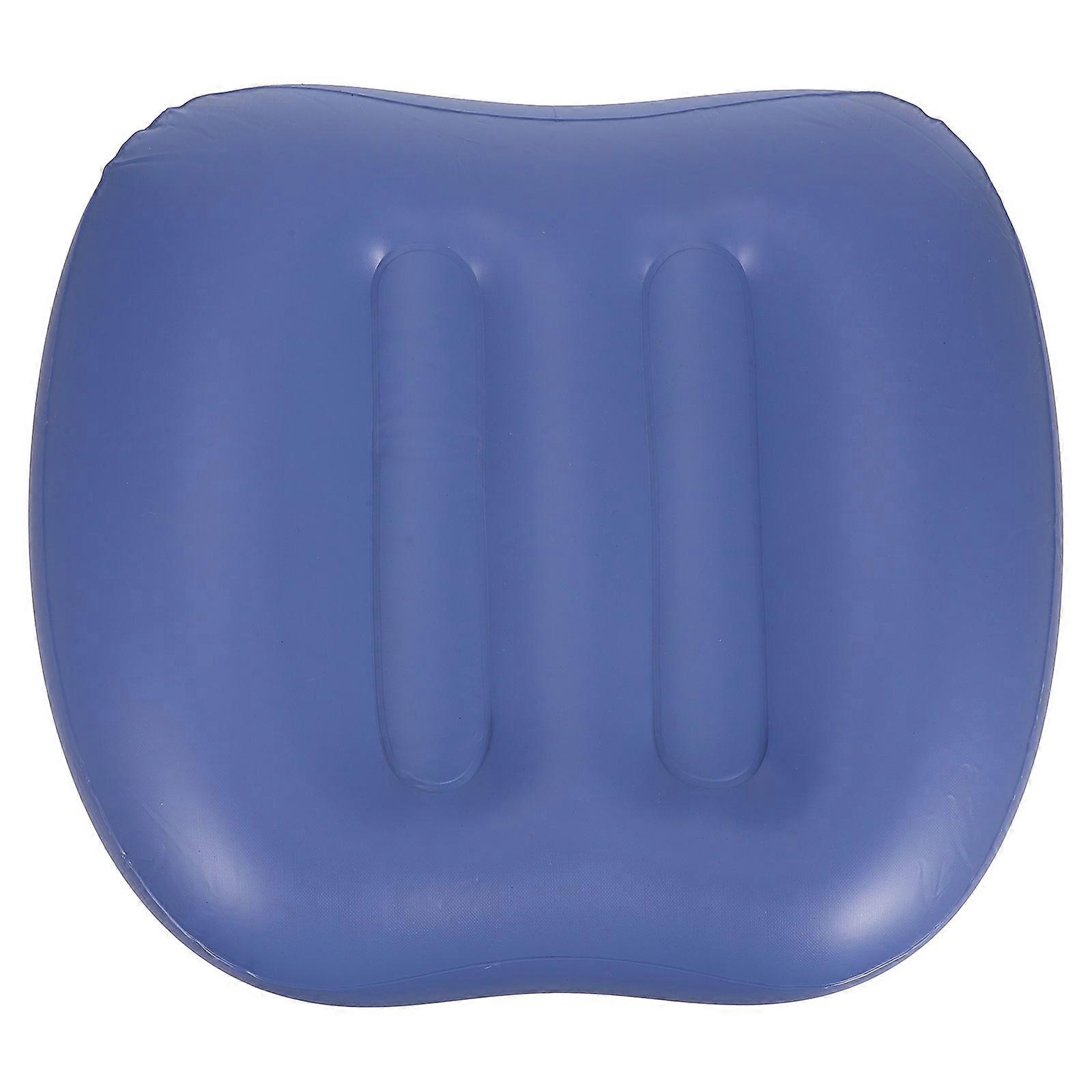 Spa Pillow For Bathtub Inflatable Seat Cushion With Suction Cups Ergonomic Design Experience 1Set