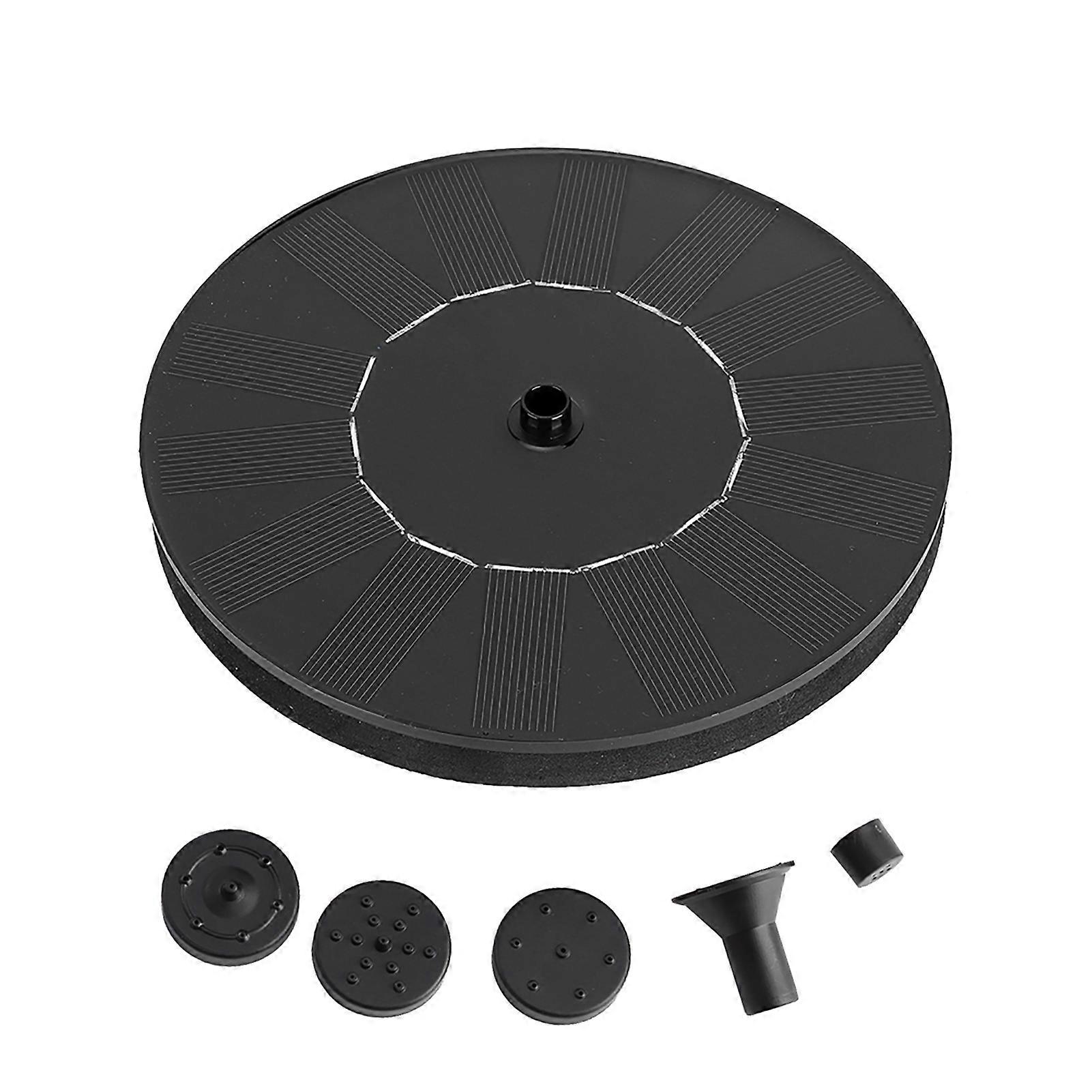 Creative Solar Powered Floating Fountain Water Pump for Garden Pond Pool Aquarium 180L/H 1.4W