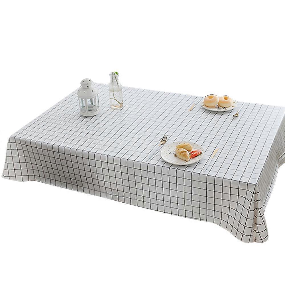 Cotton Linen Rectangular Waterproof And Oil-Proof Cloth Art Dining Tablecloth-Style2