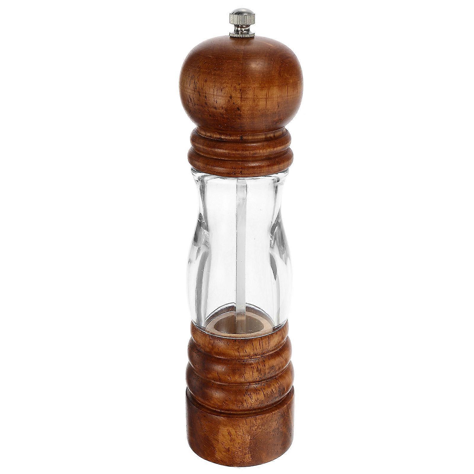 Pepper Grinding Tool Manual Adjustable Pepper Mill Assorted Color 22.00X5.50X5.00CM Refillable 1Pcs