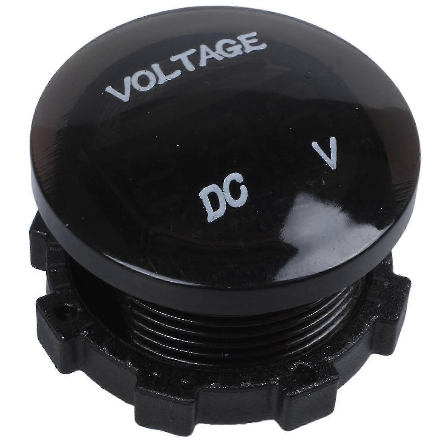 12V-24V DC Voltmeter Auto Monitor Motorrad LED Rot Wasserdicht Voltmeter Schwarz js