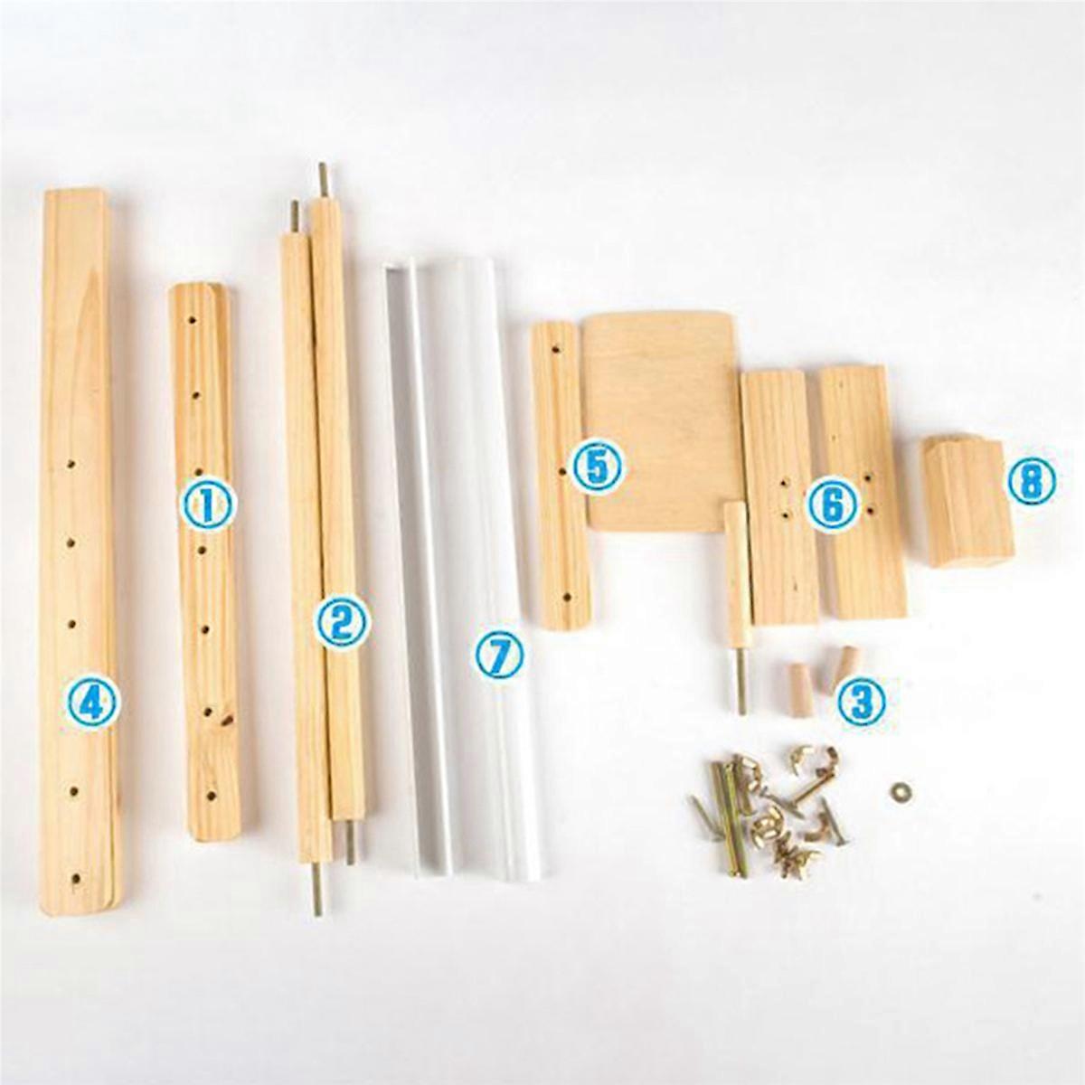 Adjustment Solid Wooden Frames Embroidery Floor Stand