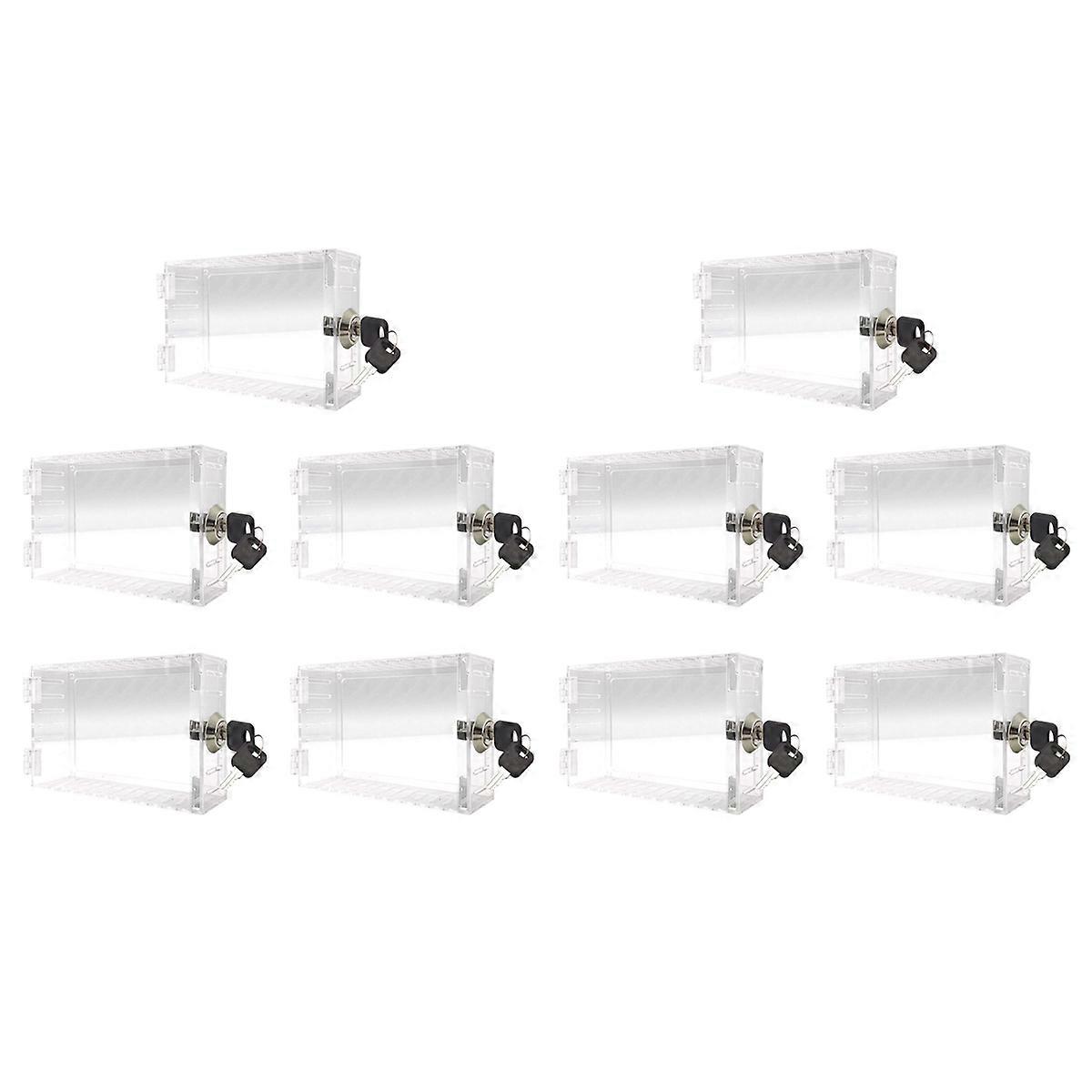 Universal Thermostat Lock Box with Key for Thermostats 7X4.5 Inches