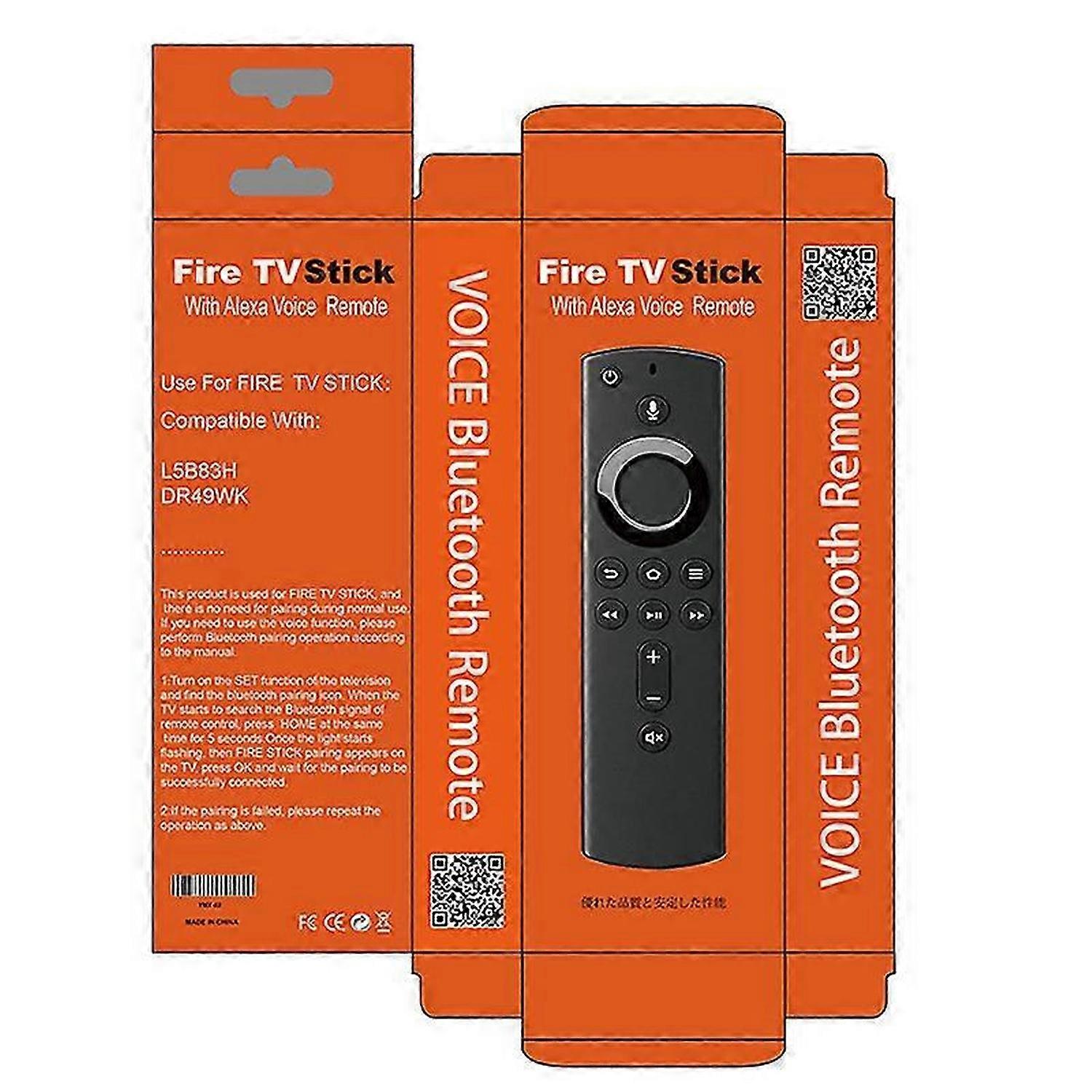 2pcs L5B83H For Alexa Fire TV Stick 4K Box Voice Remote Replacement Control
