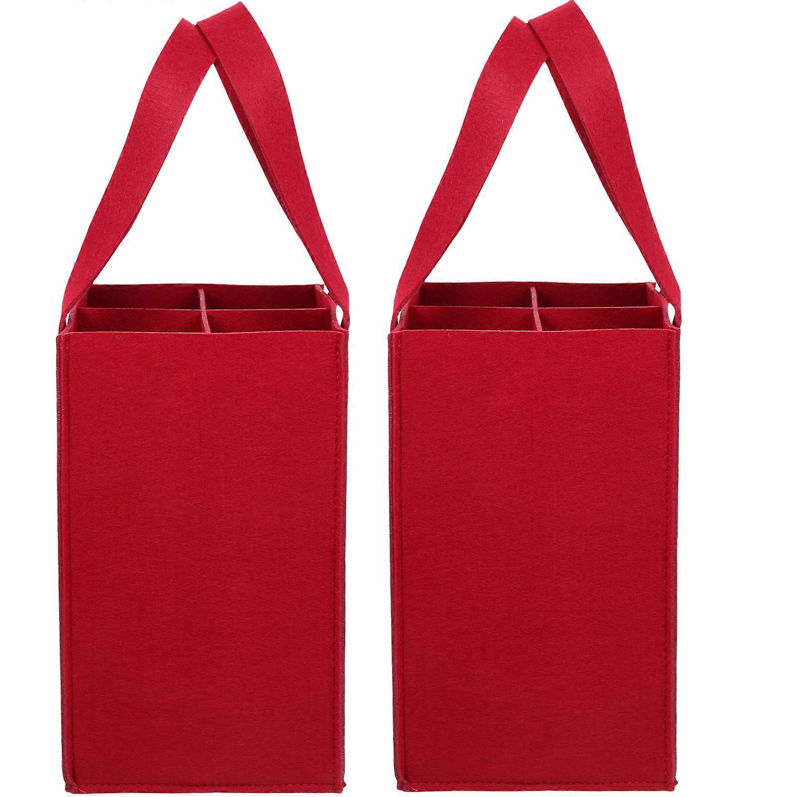 Reusable Felt Bag Set Portable Carrier for Home, Travel & Storage Organization