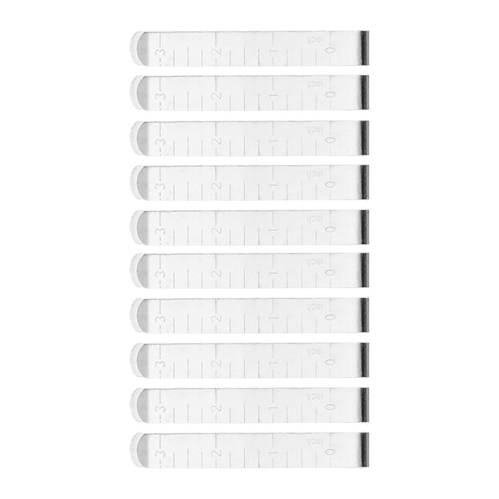 Hemming Clips Set - 3 Inch Fabric Clips for Quilting, Sewing, and Crafting - Pack of 10 Durable Plastic Clips