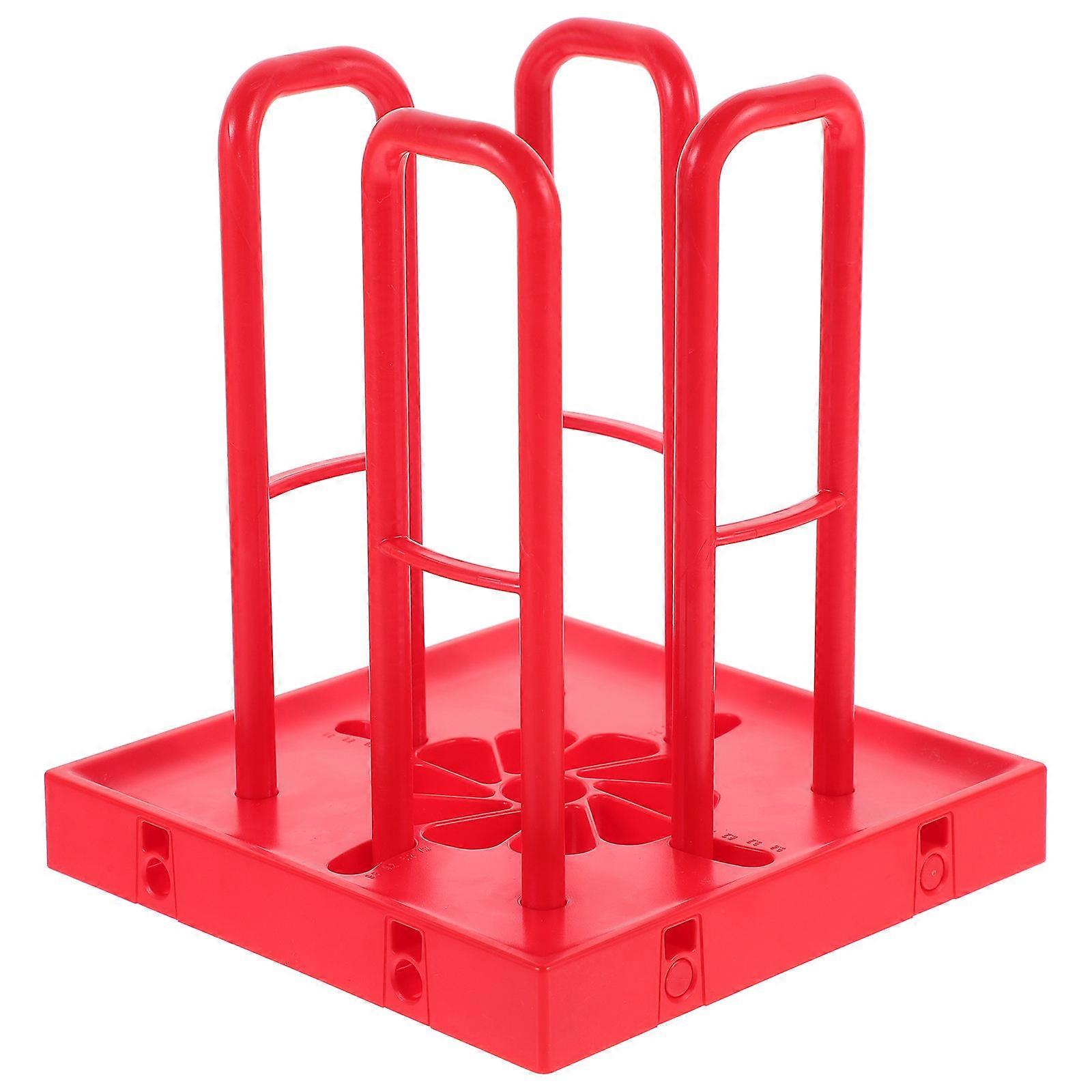 Cup Holders for Drinks Adjustable Paper Cup Dispenser Desktop Accessory Red 15.00X14.00X14.00CM Multi-functional 1Pack