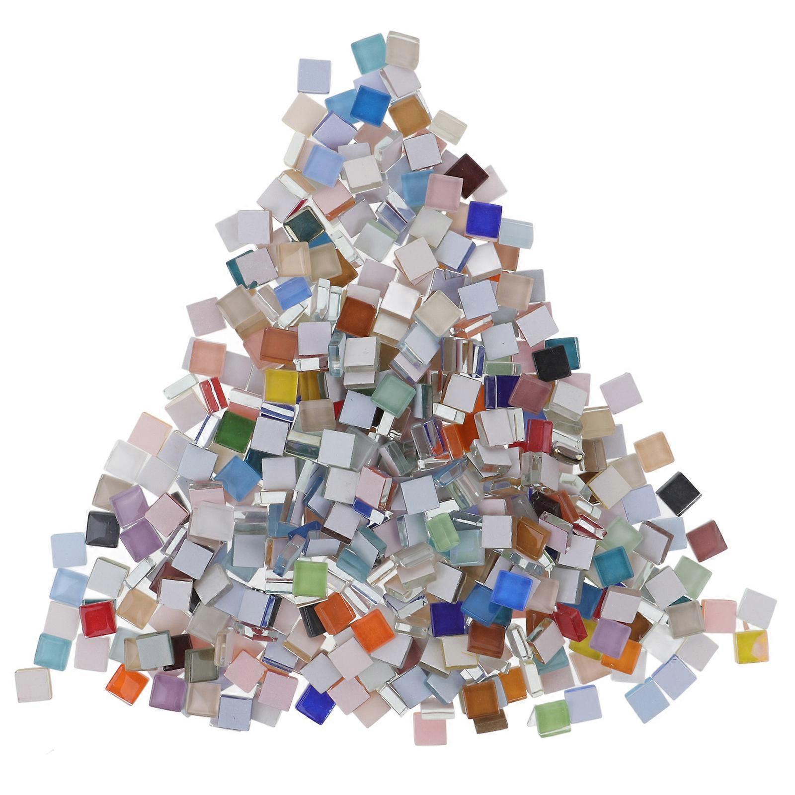 Creative Glass Tiles Pack for DIY Crafts, Picture Frames, Vases & Home Decor – Vibrant Colors for Unique Art Projects