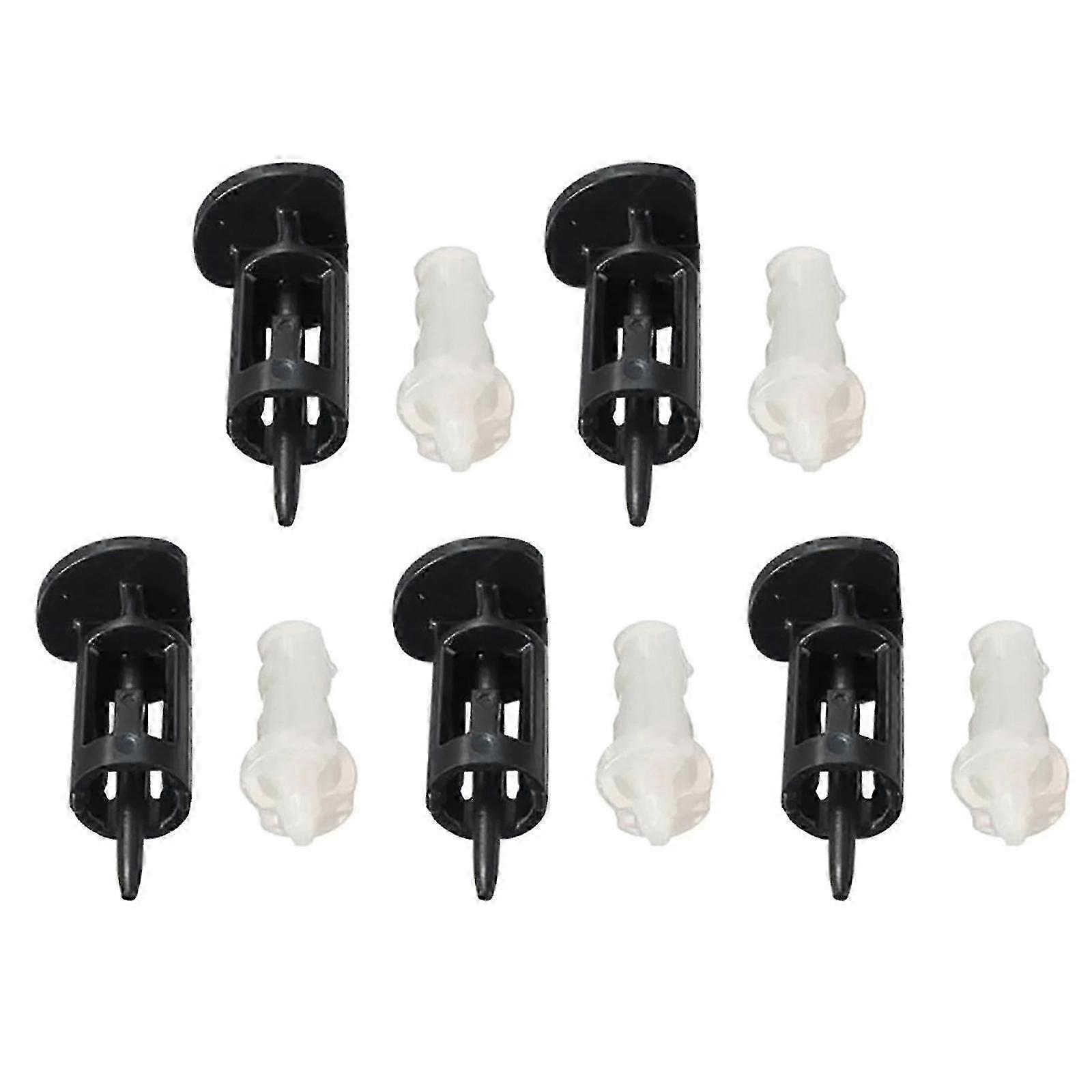 10PCS Mounting Clip Cooler Fan Mount Pins Plastic Push Screw Fastener for Compatible CPU Sockets