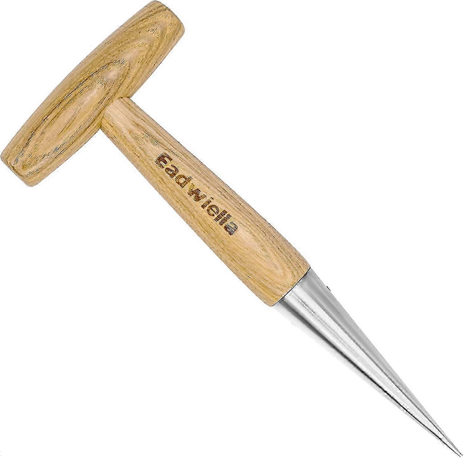 Dibber Garden Tool Seed Planter with Wood T-Shaped Handle for Gardening and Sowing