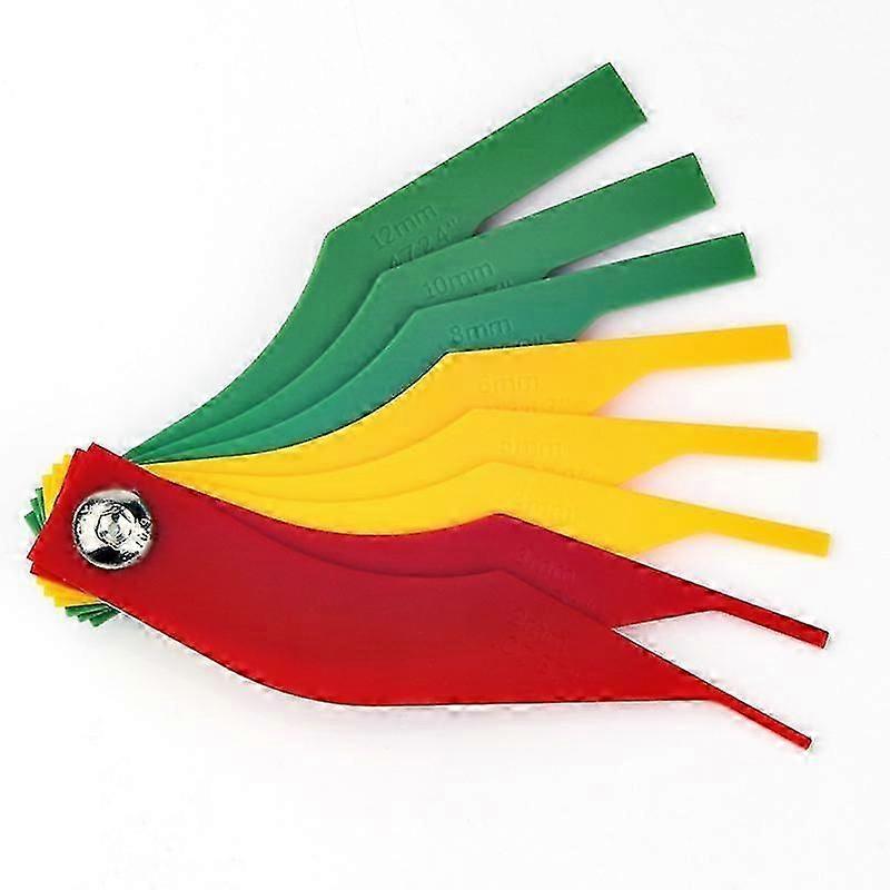 Durable 2pcs Brake Pad Thickness Gauge Set Tool